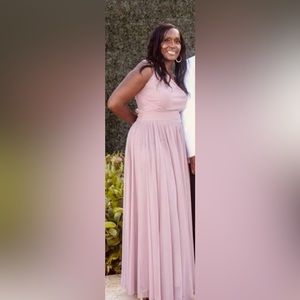 Wedding, bridesmaid’s dress - color (Quartz) size 12, Worn once.